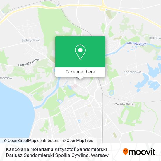 Kancelaria Notarialna Krzysztof Sandomierski Dariusz Sandomierski Spolka Cywilna map