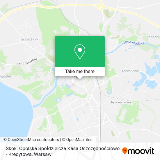 Skok. Opolska Spółdzielcza Kasa Oszczędnościowo - Kredytowa map