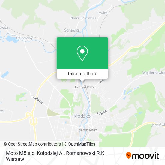 Moto M5 s.c. Kołodziej A., Romanowski R.K. map