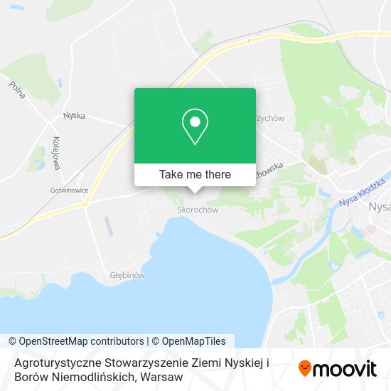 Agroturystyczne Stowarzyszenie Ziemi Nyskiej i Borów Niemodlińskich map