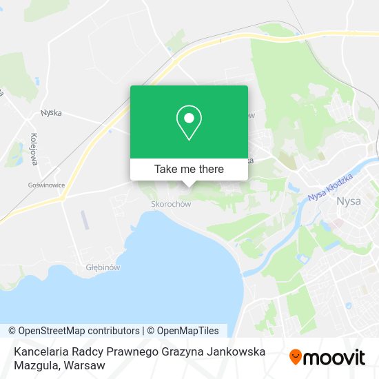 Kancelaria Radcy Prawnego Grazyna Jankowska Mazgula map