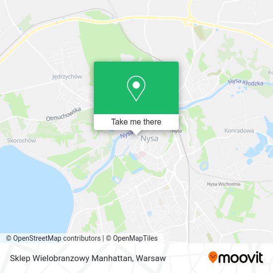 Sklep Wielobranzowy Manhattan map