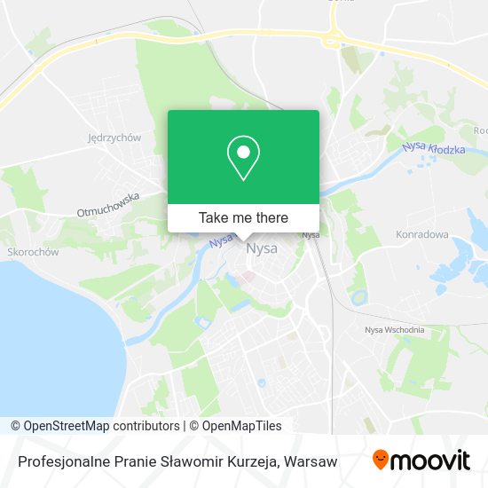 Profesjonalne Pranie Sławomir Kurzeja map