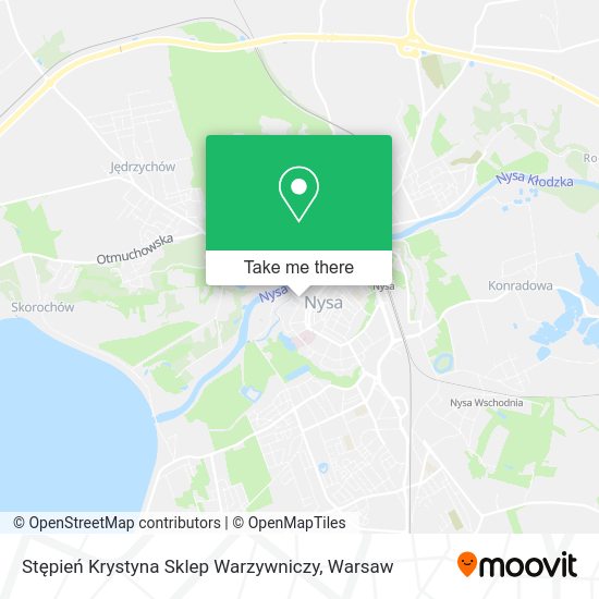 Карта Stępień Krystyna Sklep Warzywniczy