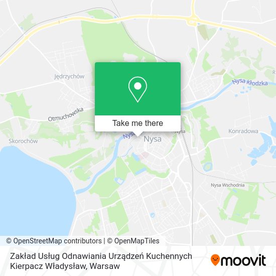 Zakład Usług Odnawiania Urządzeń Kuchennych Kierpacz Władysław map