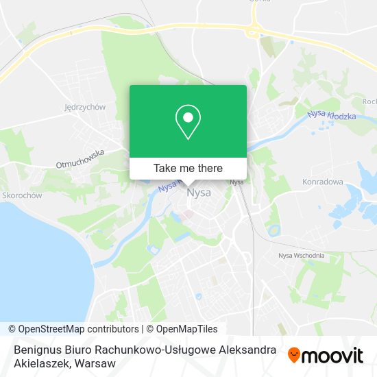 Benignus Biuro Rachunkowo-Usługowe Aleksandra Akielaszek map