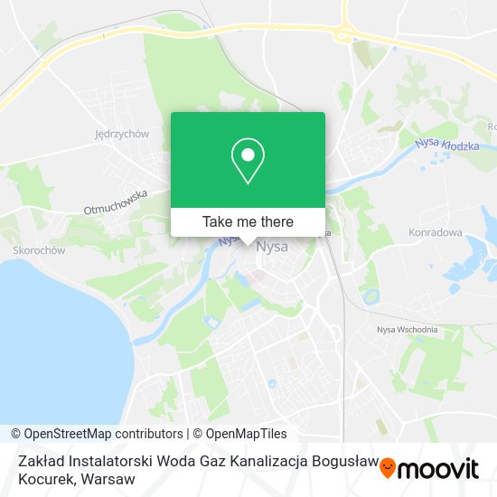 Zakład Instalatorski Woda Gaz Kanalizacja Bogusław Kocurek map