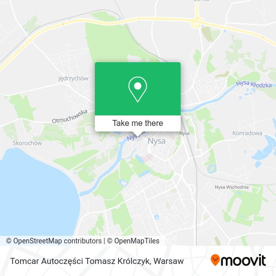 Tomcar Autoczęści Tomasz Królczyk map