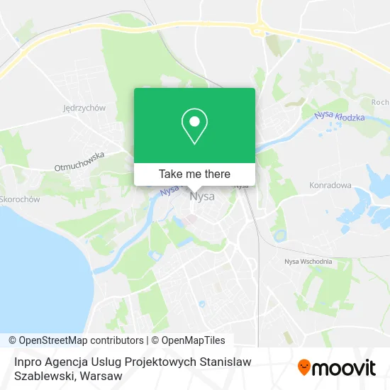 Карта Inpro Agencja Uslug Projektowych Stanislaw Szablewski