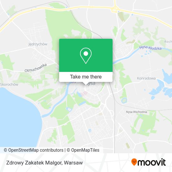 Zdrowy Zakatek Malgor map