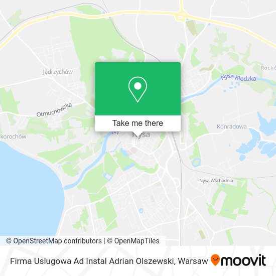 Карта Firma Uslugowa Ad Instal Adrian Olszewski