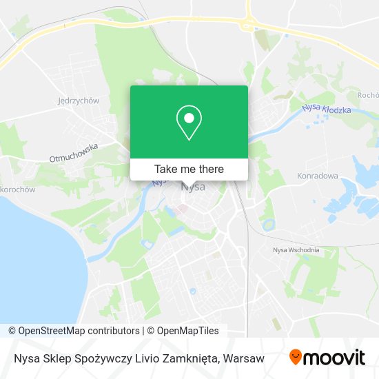 Nysa Sklep Spożywczy Livio Zamknięta map