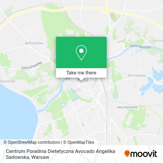 Centrum Poradnia Dietetyczna Avocado Angelika Sadowska map