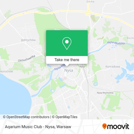 Aqarium Music Club - Nysa map