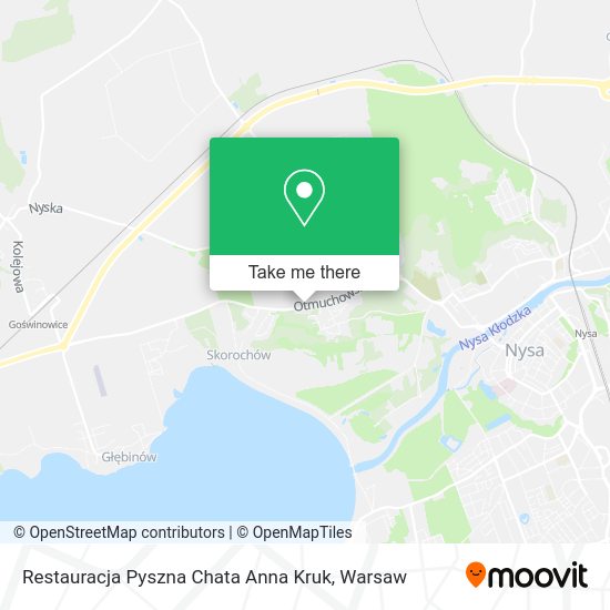 Restauracja Pyszna Chata Anna Kruk map