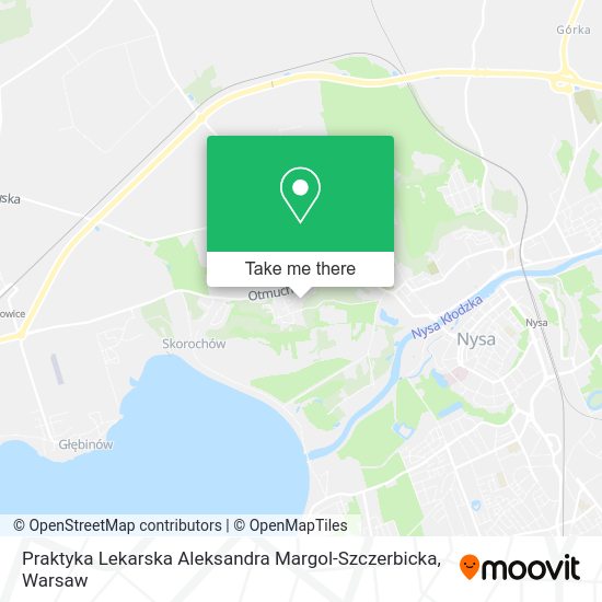 Praktyka Lekarska Aleksandra Margol-Szczerbicka map