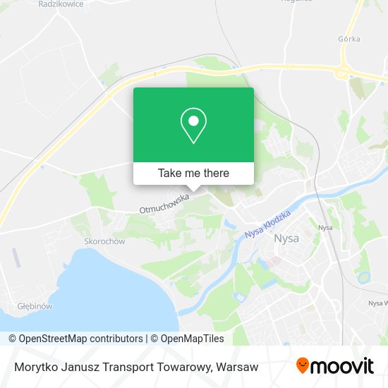 Morytko Janusz Transport Towarowy map