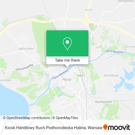 Карта Kiosk Handlowy Ruch Podhorodecka Halina