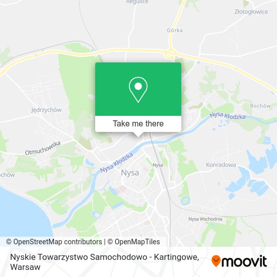 Nyskie Towarzystwo Samochodowo - Kartingowe map