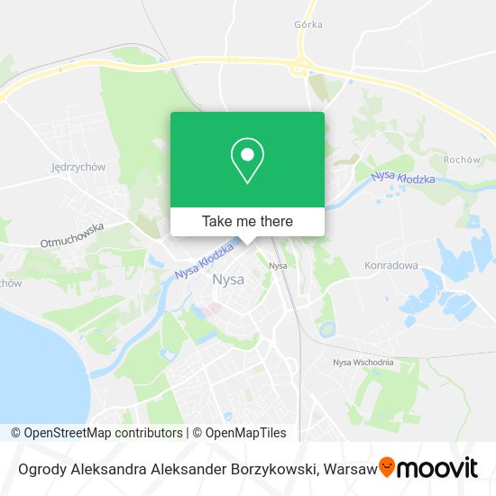 Ogrody Aleksandra Aleksander Borzykowski map