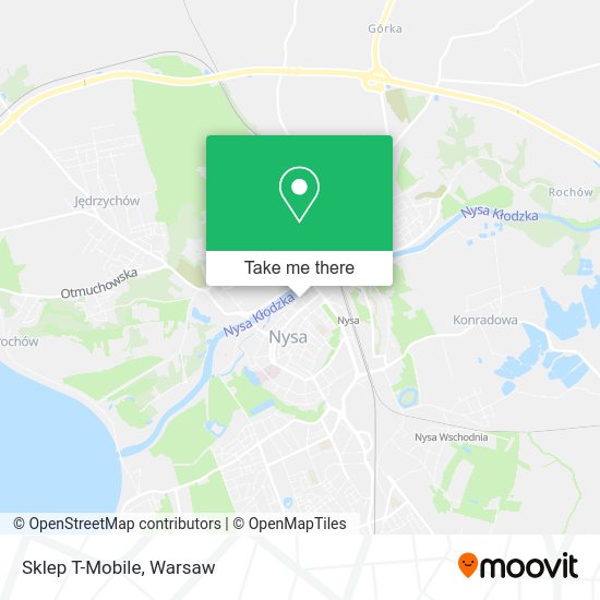 Sklep T-Mobile map