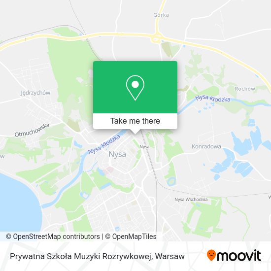 Карта Prywatna Szkoła Muzyki Rozrywkowej