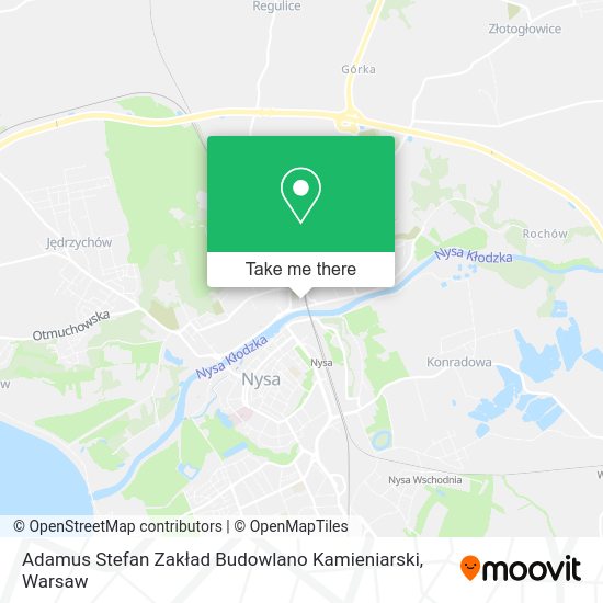 Adamus Stefan Zakład Budowlano Kamieniarski map