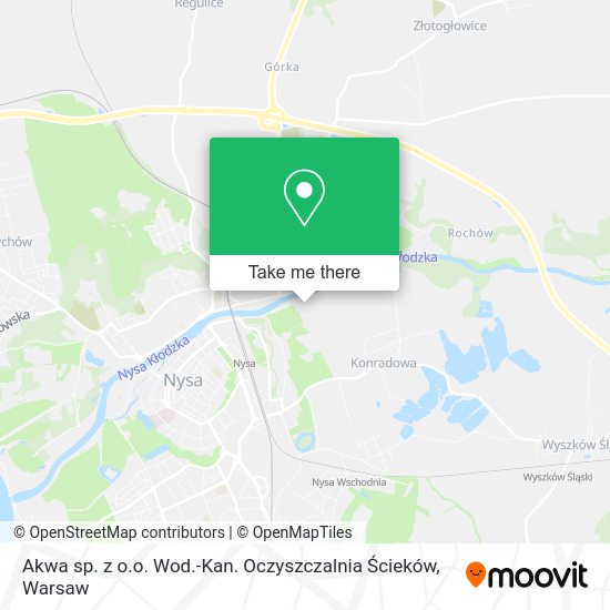 Akwa sp. z o.o. Wod.-Kan. Oczyszczalnia Ścieków map