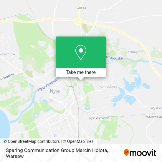 Карта Sparing Communication Group Marcin Hołota