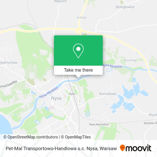 Pet-Mal Transportowo-Handlowa s.c. Nysa map