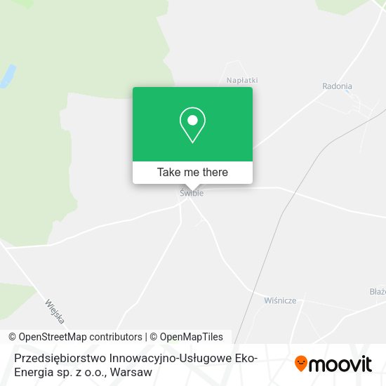 Przedsiębiorstwo Innowacyjno-Usługowe Eko-Energia sp. z o.o. map