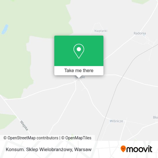 Konsum. Sklep Wielobranżowy map