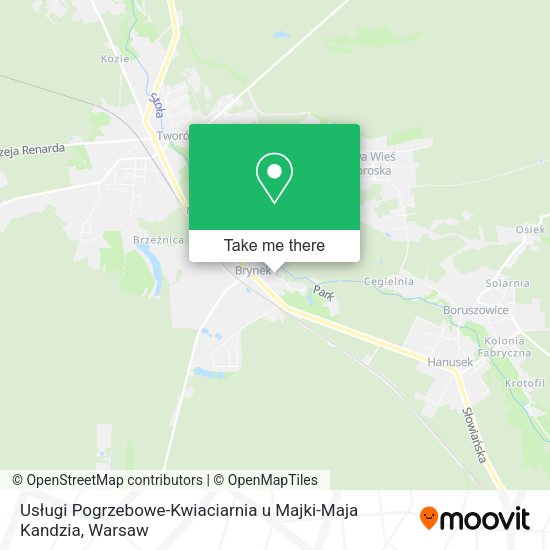 Usługi Pogrzebowe-Kwiaciarnia u Majki-Maja Kandzia map