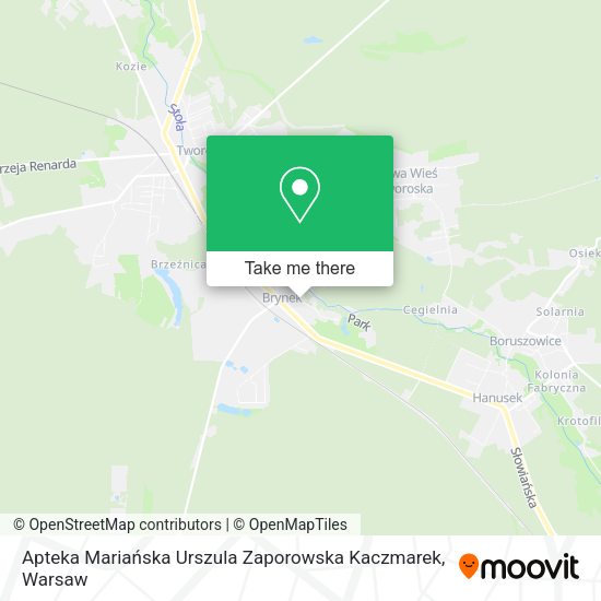 Apteka Mariańska Urszula Zaporowska Kaczmarek map