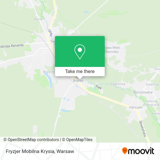 Карта Fryzjer Mobilna Krysia