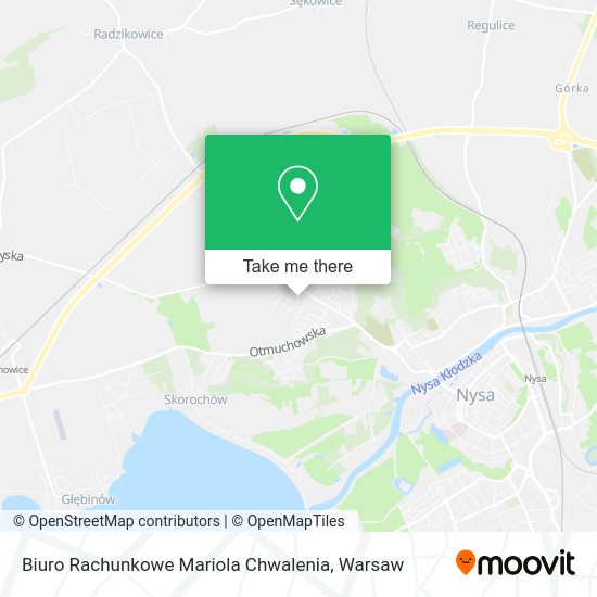 Biuro Rachunkowe Mariola Chwalenia map