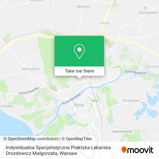 Indywidualna Specjalistyczna Praktyka Lekarska Drozdowicz Małgorzata map