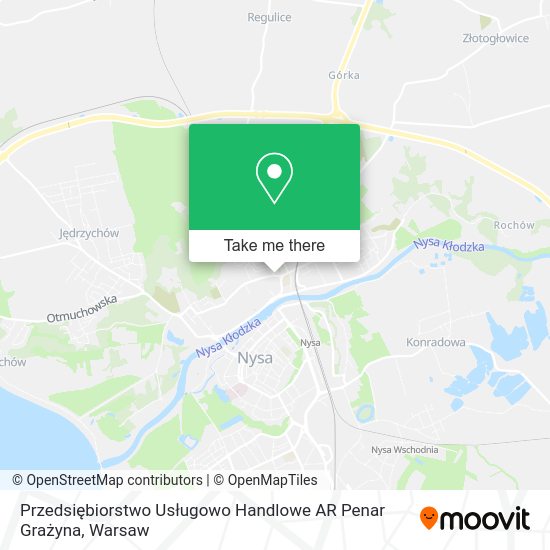 Przedsiębiorstwo Usługowo Handlowe AR Penar Grażyna map