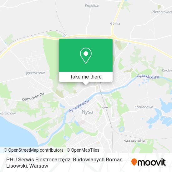 PHU Serwis Elektronarzędzi Budowlanych Roman Lisowski map
