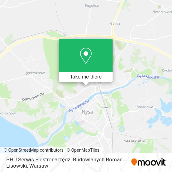 Карта PHU Serwis Elektronarzędzi Budowlanych Roman Lisowski