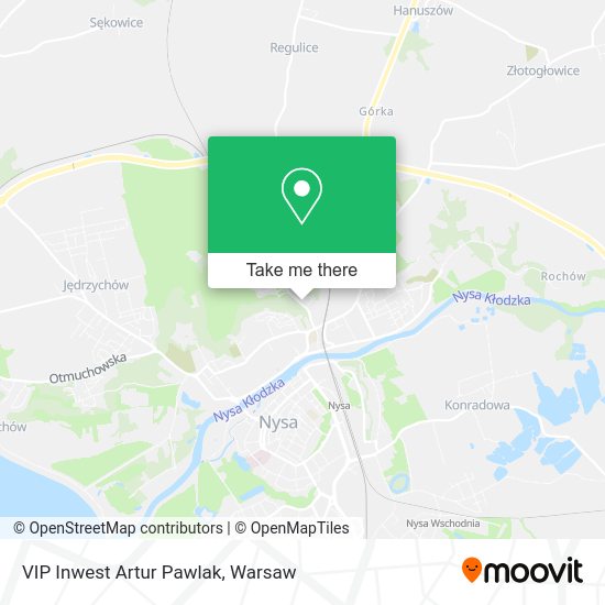 VIP Inwest Artur Pawlak map