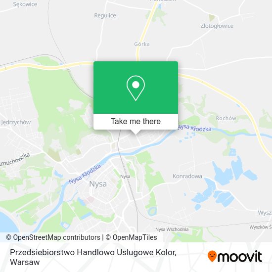 Przedsiebiorstwo Handlowo Uslugowe Kolor map