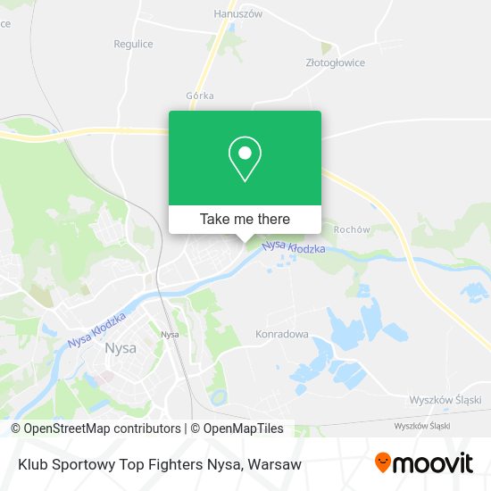 Klub Sportowy Top Fighters Nysa map