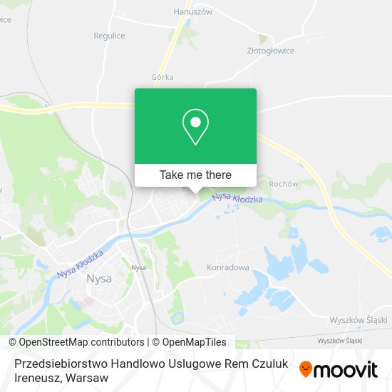 Przedsiebiorstwo Handlowo Uslugowe Rem Czuluk Ireneusz map