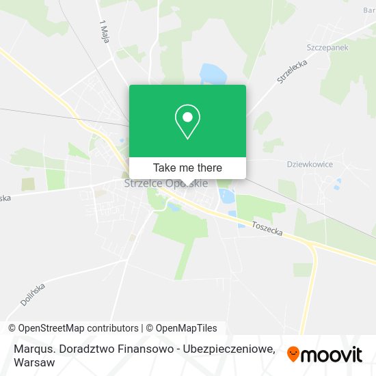 Marqus. Doradztwo Finansowo - Ubezpieczeniowe map