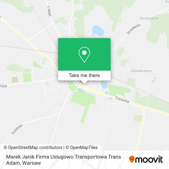 Marek Janik Firma Uslugowo Transportowa Trans Adam map