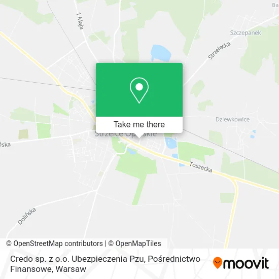 Карта Credo sp. z o.o. Ubezpieczenia Pzu, Pośrednictwo Finansowe