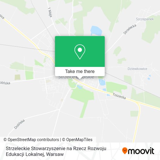 Strzeleckie Stowarzyszenie na Rzecz Rozwoju Edukacji Lokalnej map