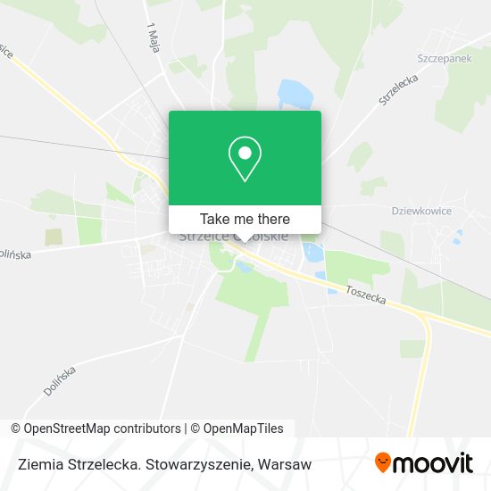 Карта Ziemia Strzelecka. Stowarzyszenie