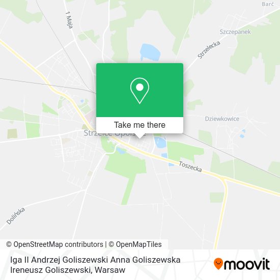 Iga II Andrzej Goliszewski Anna Goliszewska Ireneusz Goliszewski map